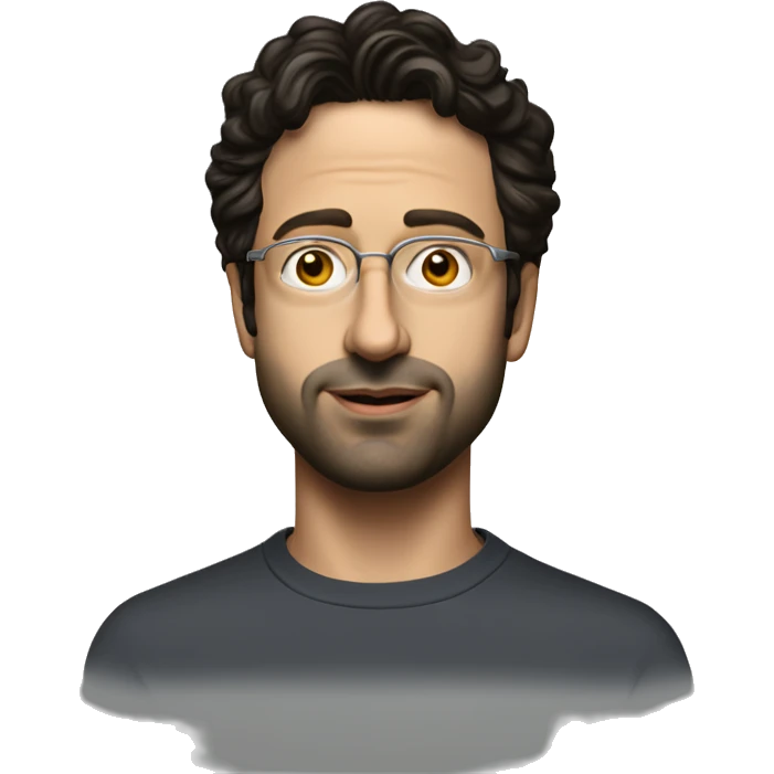 Sergey Brin (Google) photorealistic emoji