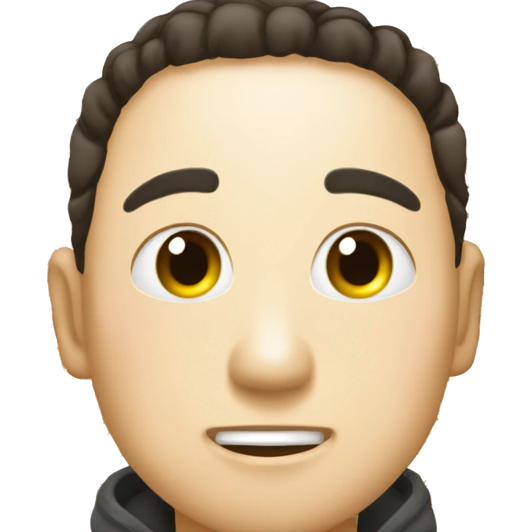 골드색 푸들과 흰색 말티즈가 섞인 믹스견 emoji