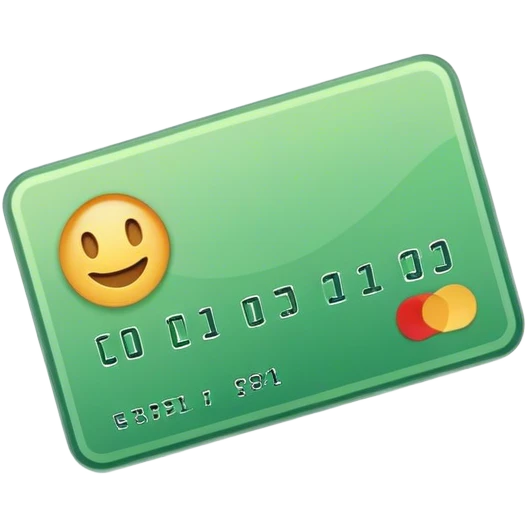 Green Card approval for immigration emoji