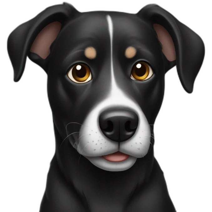 Black dog emoji