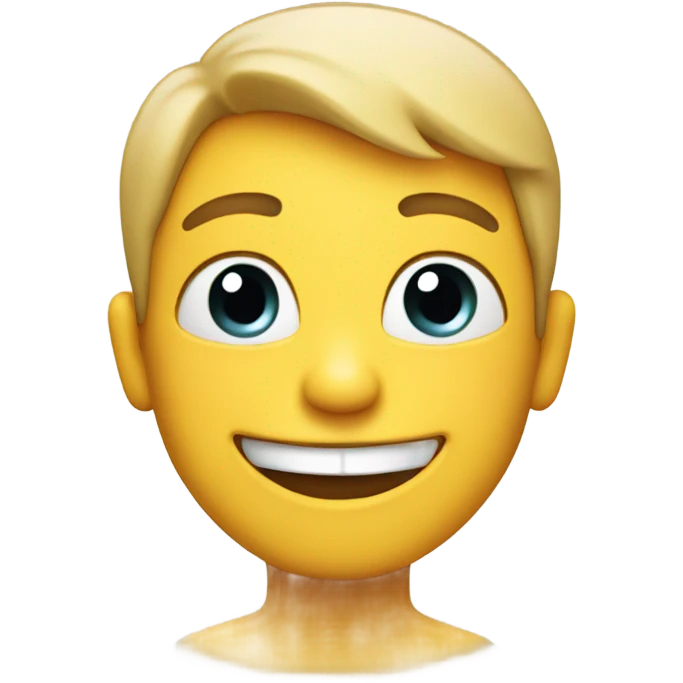Cute happy face emoji