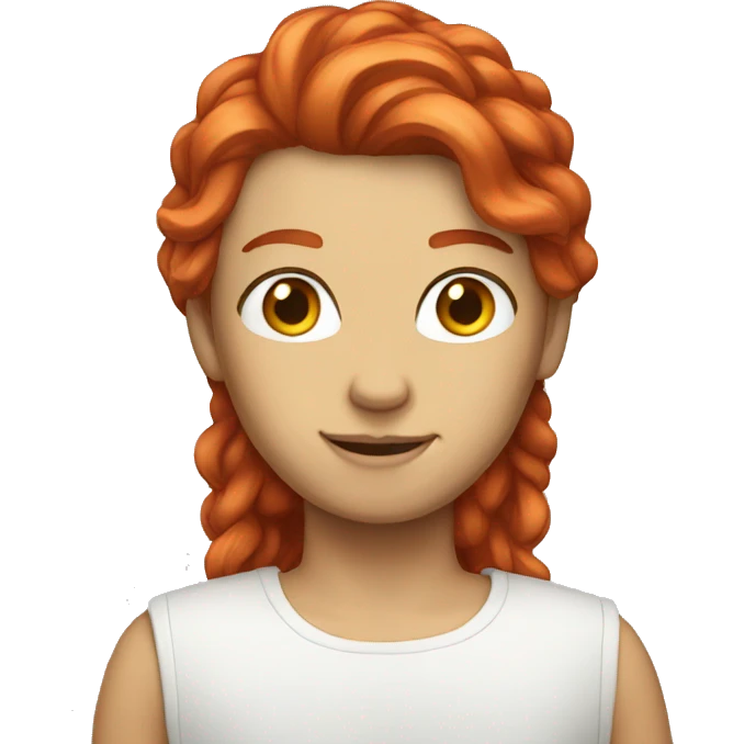 red hair emoji