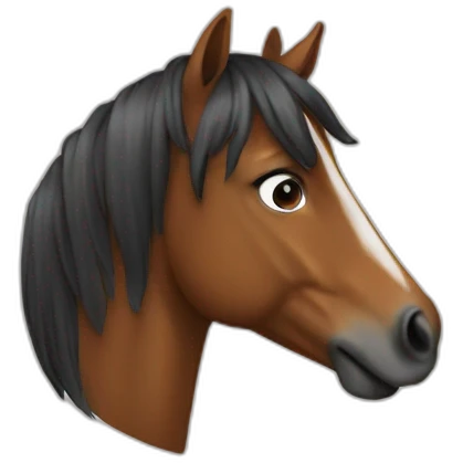 horse on the boy emoji