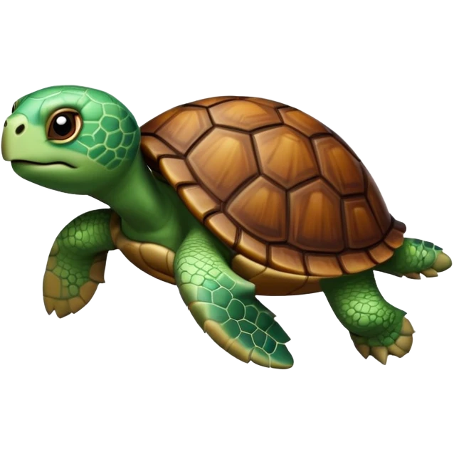 Running turtle emoji
