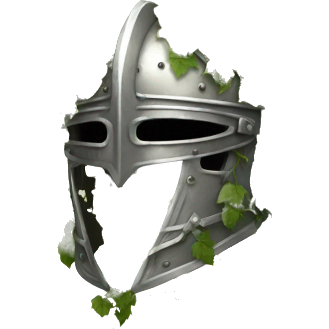 paladin helmet covered in vines emoji