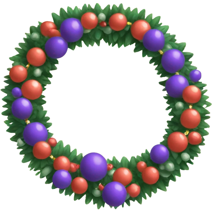 New Year's garland  emoji