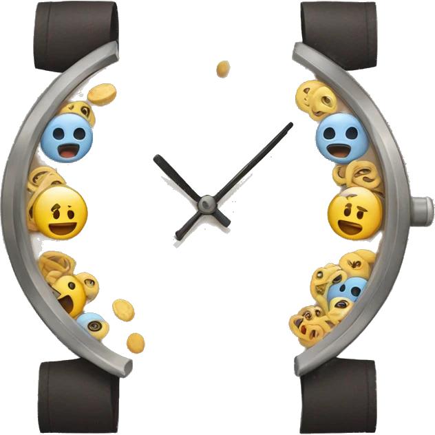 Reloj de arena emoji