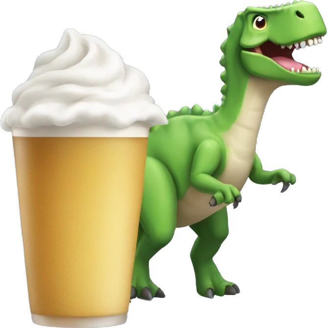 Dino y Shake emoji