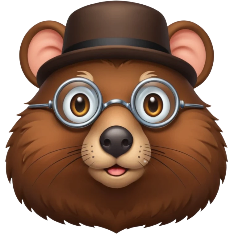 mole with accessory emoji