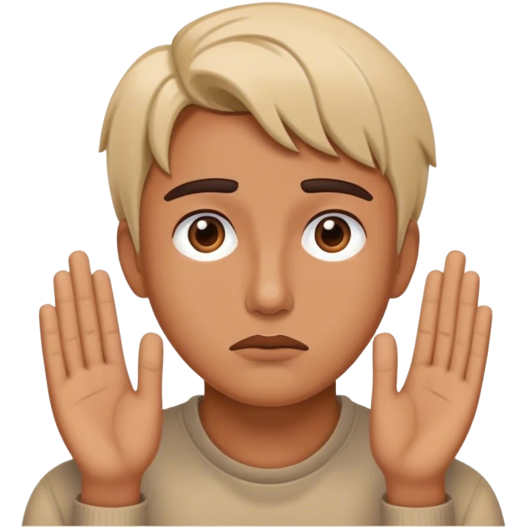A virtual influencer having an existential crisis emoji
