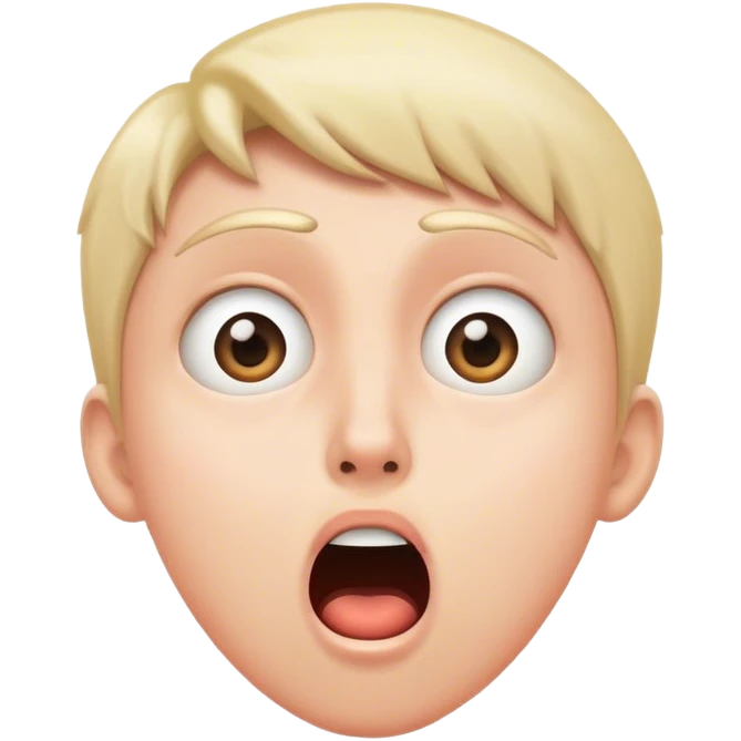 shocked face emoji