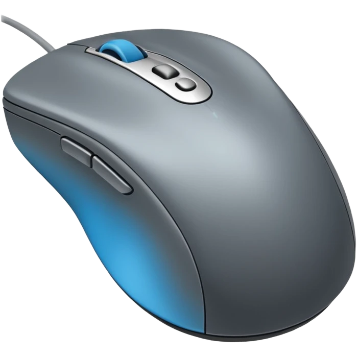 A computer mouse emoji