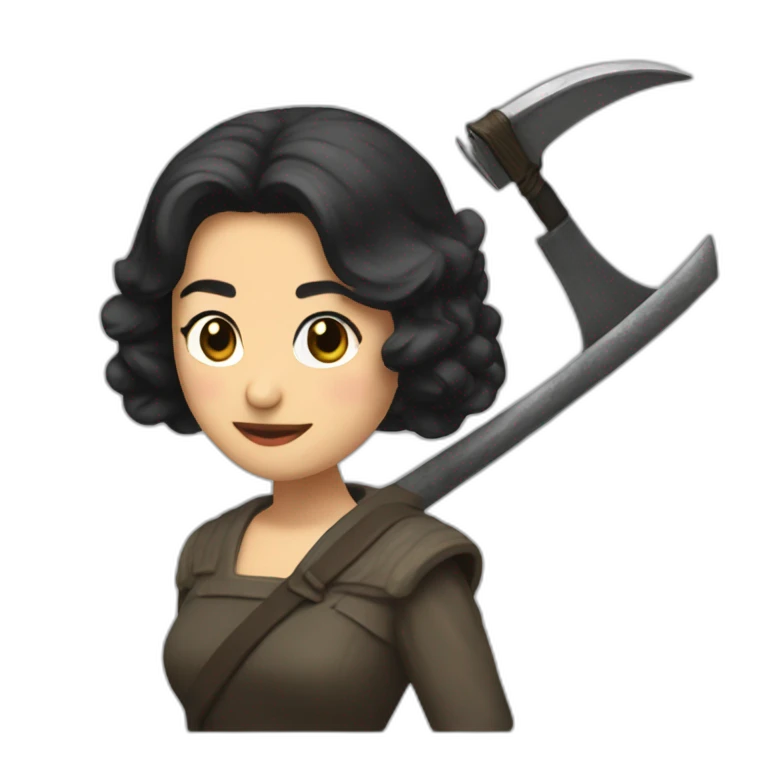 Isabel Díaz Ayuso scythe emoji