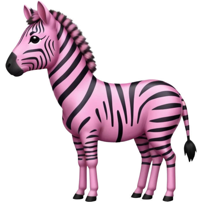 pink zebra emoji
