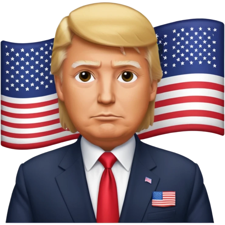 Donald Trump winning everything and America flag pimpin
 emoji