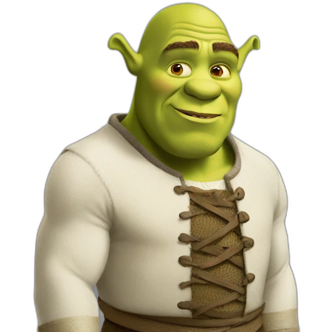 white-shrek emoji