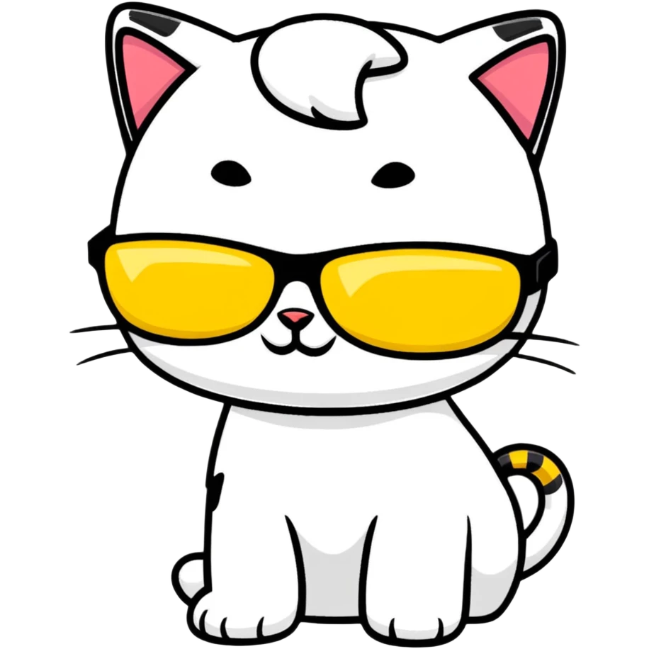 cat wearing sunglasses emoji