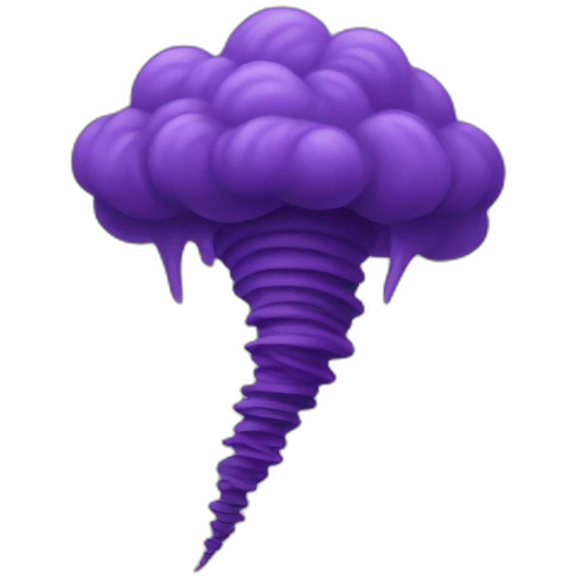 purple tornado  emoji