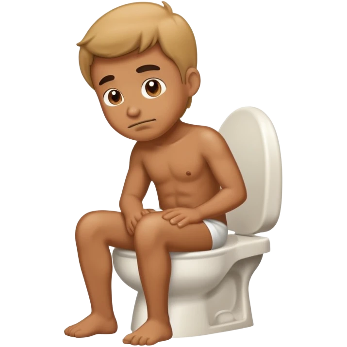 A pooping man emoji