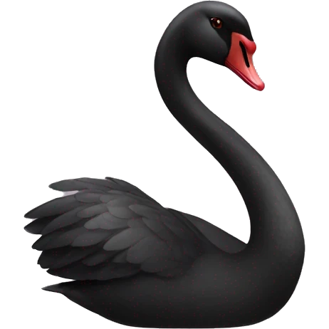 Black swan emoji