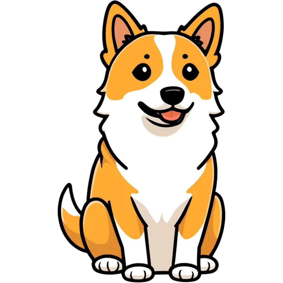Dog painting emoji