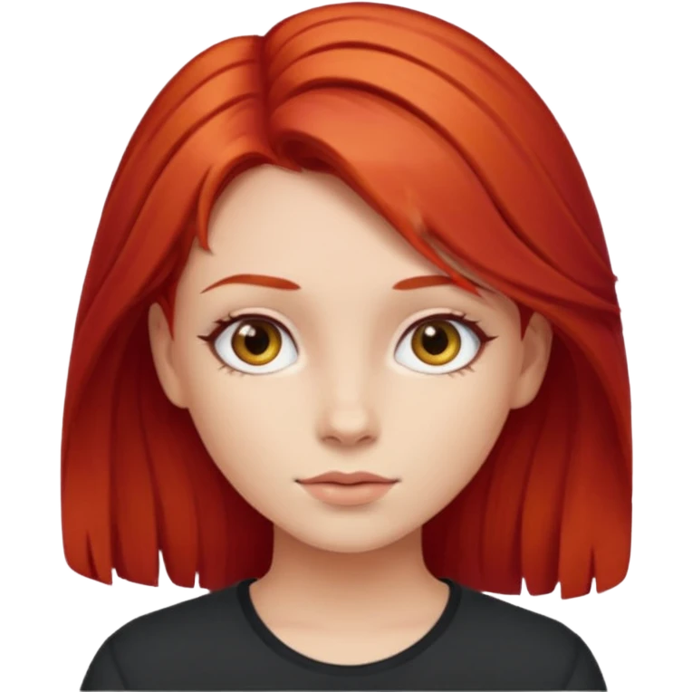 girl with red hair  emoji