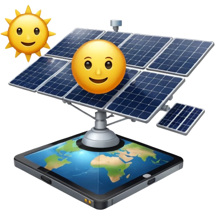 GPS-satellite system emoji