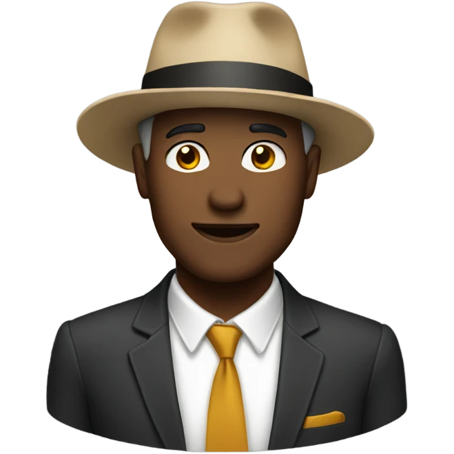 Man wearing a hat emoji