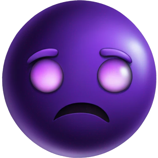 a purple ORBE to another galaxy emoji