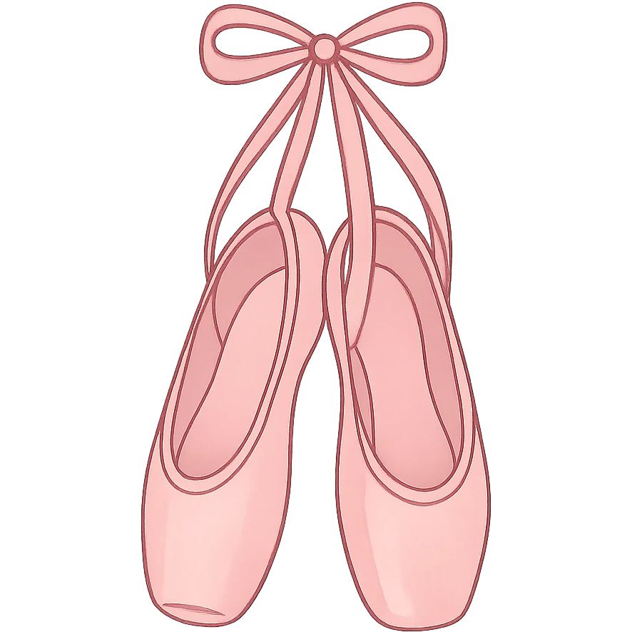 pink ballet slippers emoji