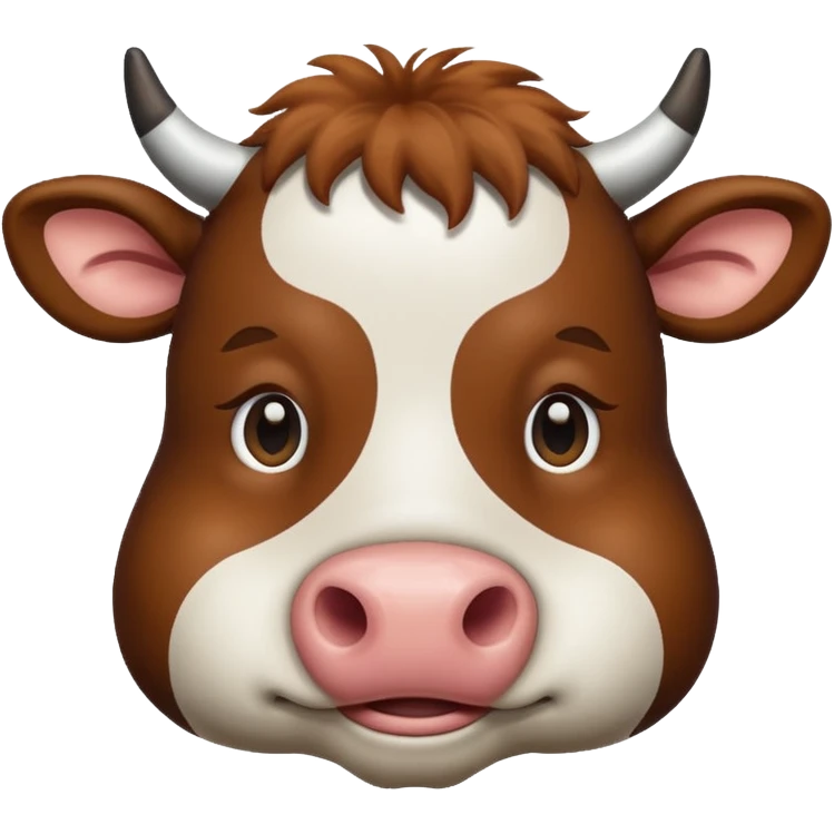 Cowzy brown emoji