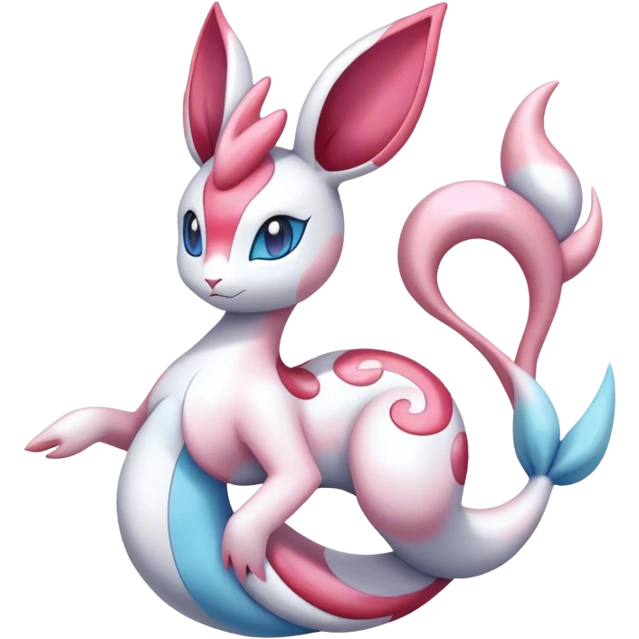 Milotic-Sylveon-Primarina-Pokémon full body emoji