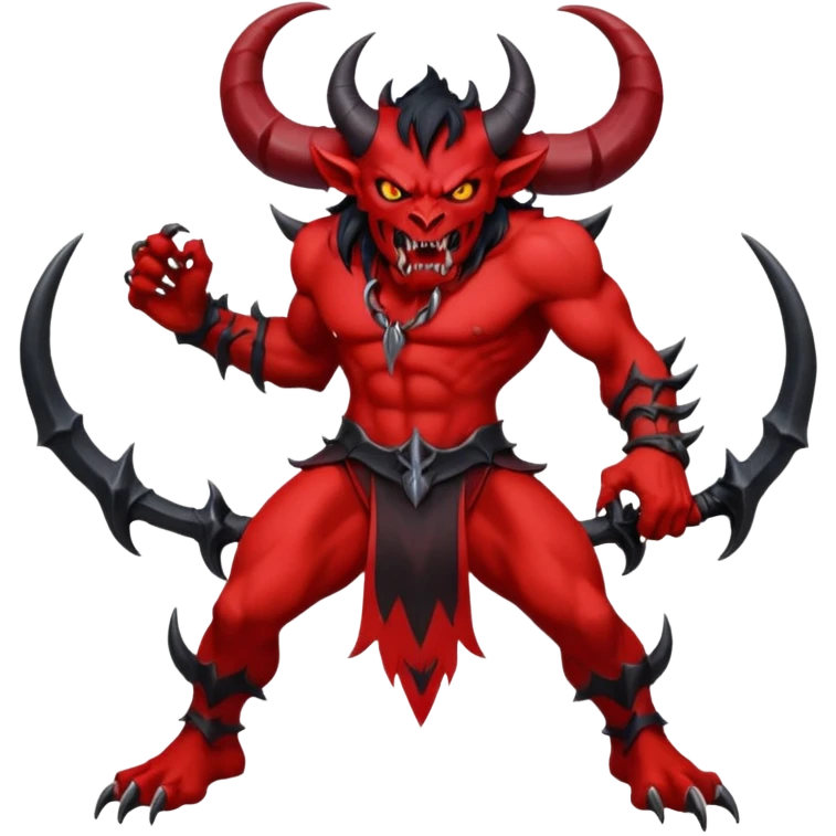 Demon d'animé ou manga emoji