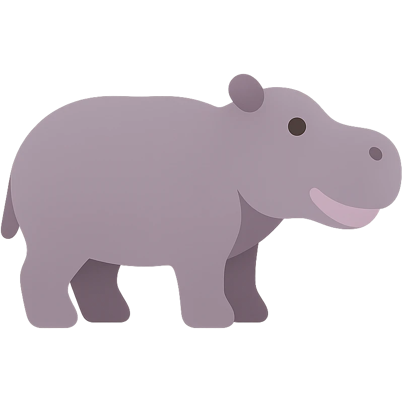 Hippopotamus emoji