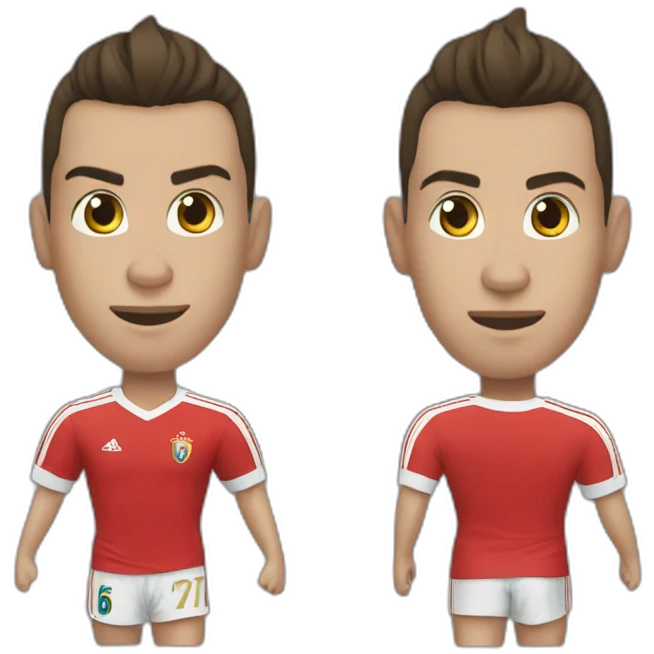 Cr7 disiendo jugamos emoji