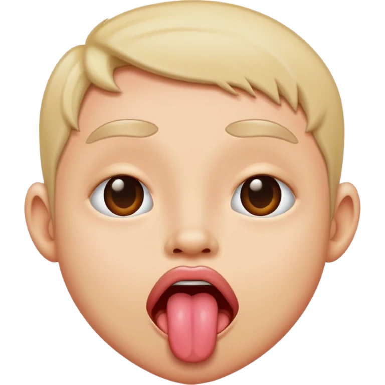 petty character sticking tongue out emoji