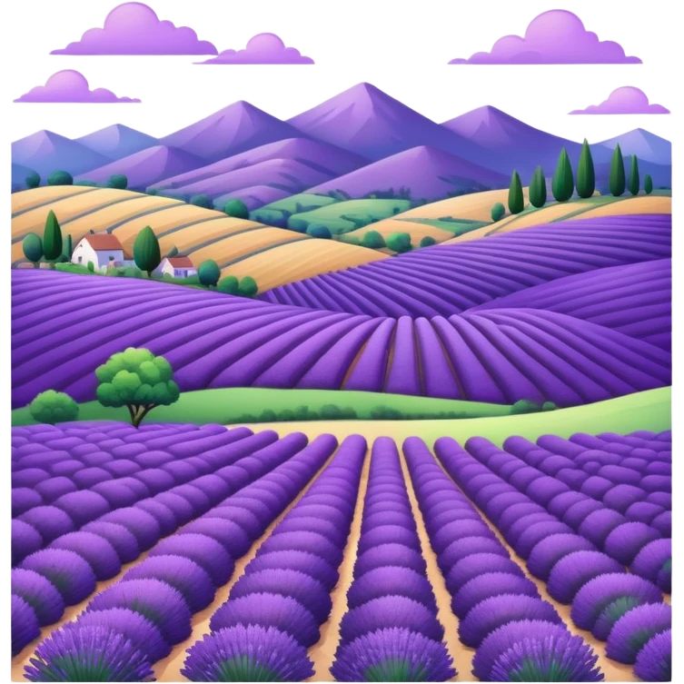 Purple  scenery  emoji