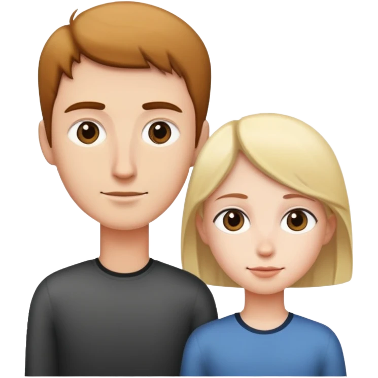 tall person next to a short person emoji