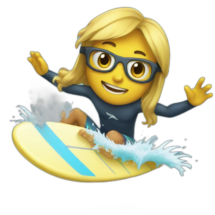 Surf emoji