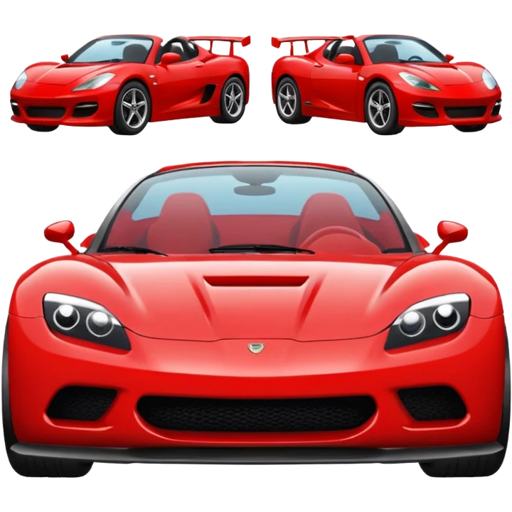Sport car emoji