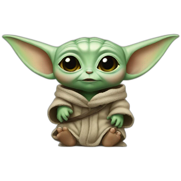 baby yoda in Ukraine emoji