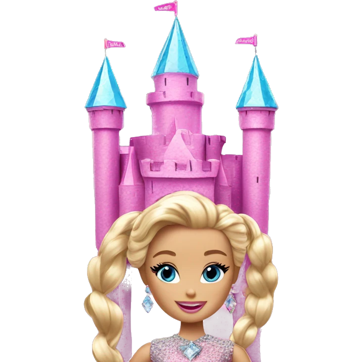 barbie diamond castle emoji