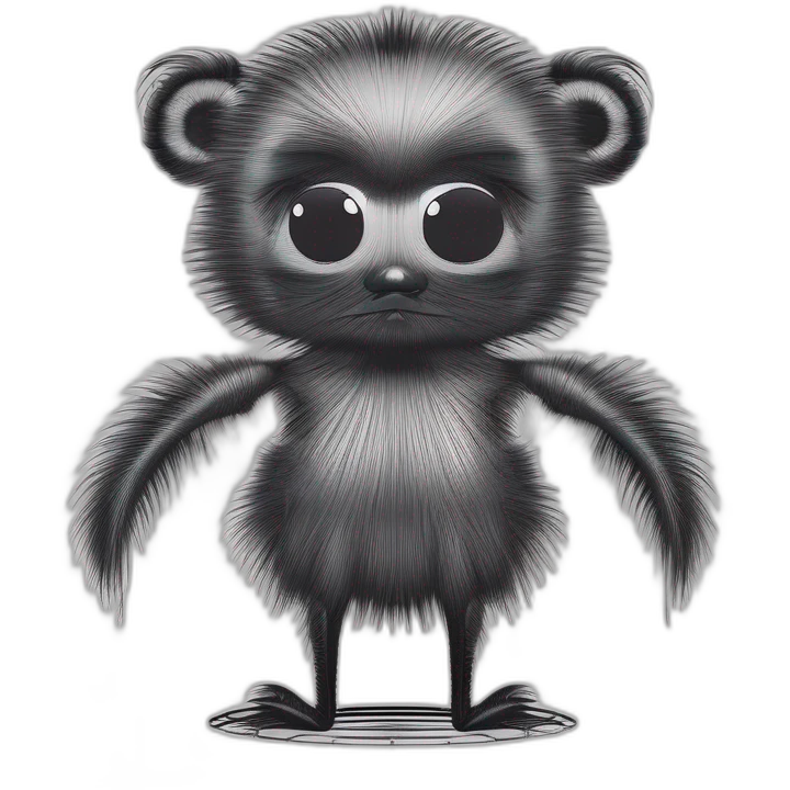 Trou noir avec poils emoji