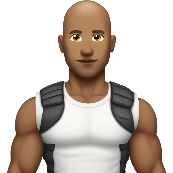  me personaly muscular bald tuff protector emoji