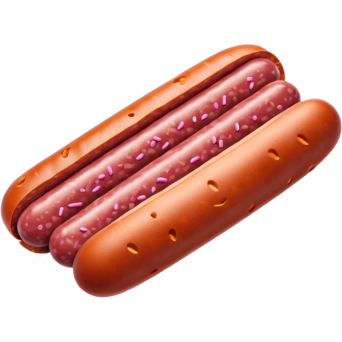 pink pills in sausage emoji