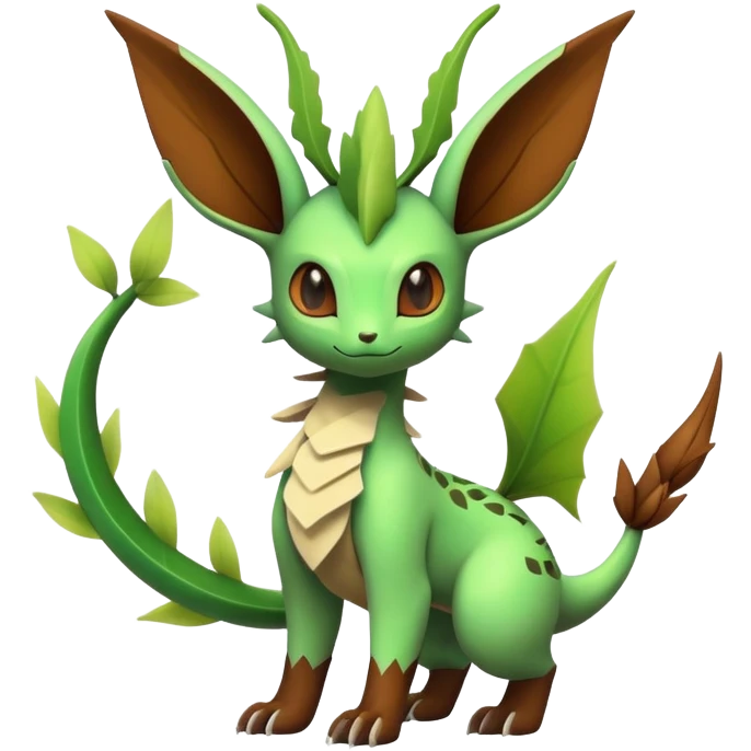 Flygon-Leafeon-Hybrid-Creature emoji