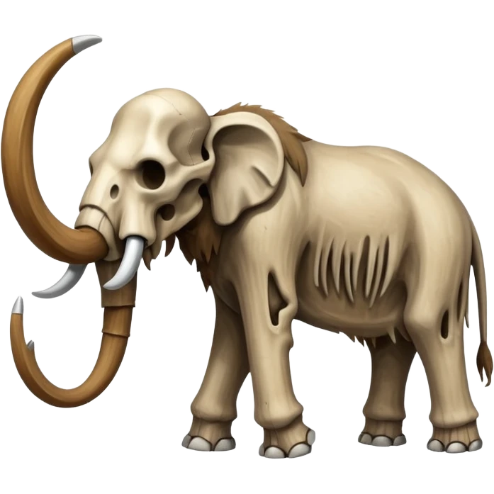 skeleton of a mammoth emoji