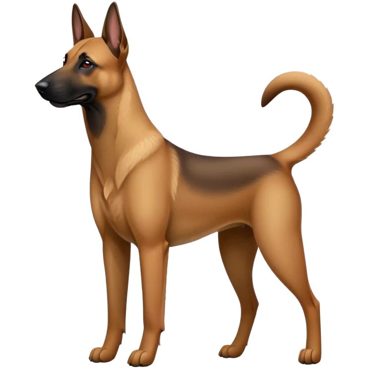 Malinois charbonnée  emoji
