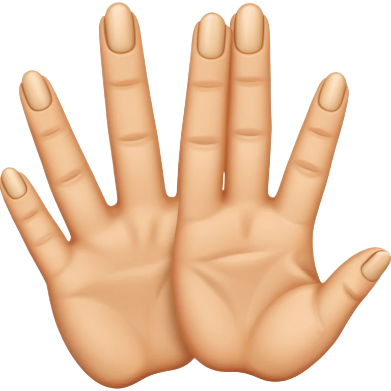 3 parmak işareti emoji