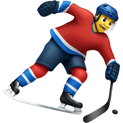 Hockey skate emoji